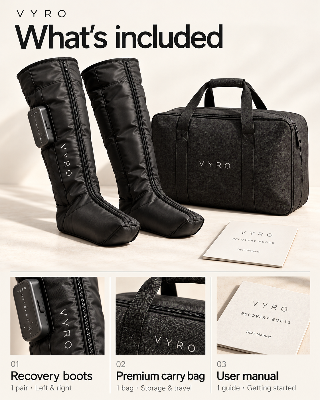 VYRO Recovery Boots